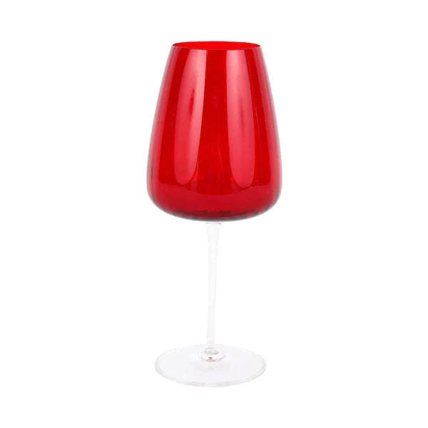 Francesca Red Water Glass