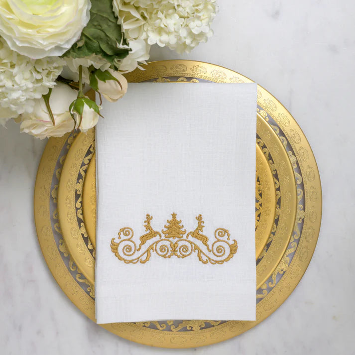 Viennese Christmas Tri-Fold Napkin, Set of 4