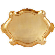Florentine Wooden Gold Extra Large Tray