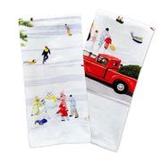 Caskata by Felix Doolittle Winter Wonderland Kitchen Towels, Set of 2 Asst
