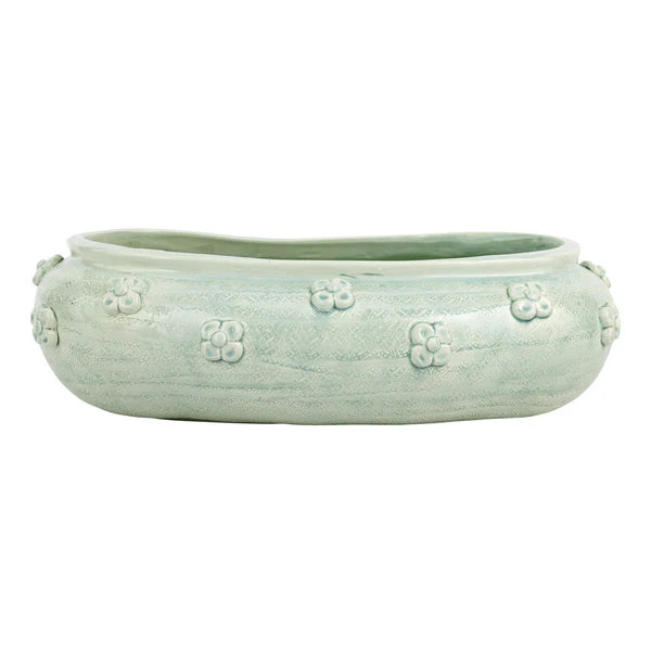 Giardino di Fiori Celadon Oval Planter
