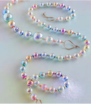 Glitterville Opalescence Essence Garland, Set of 2 Asst