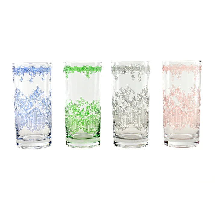 Giardino Highball Glass, Set of 4 (More Colors)
