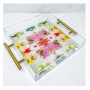 Laura Park, Giverny Acrylic Serving Tray with Handles