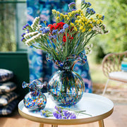 Hibiscus Glass Carnevale Bud Vase