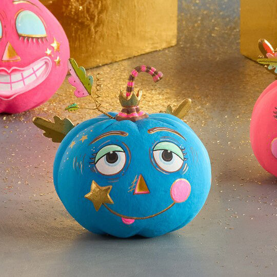 Glitterville Pumpkin Pixies Tabletop, 6 Asst