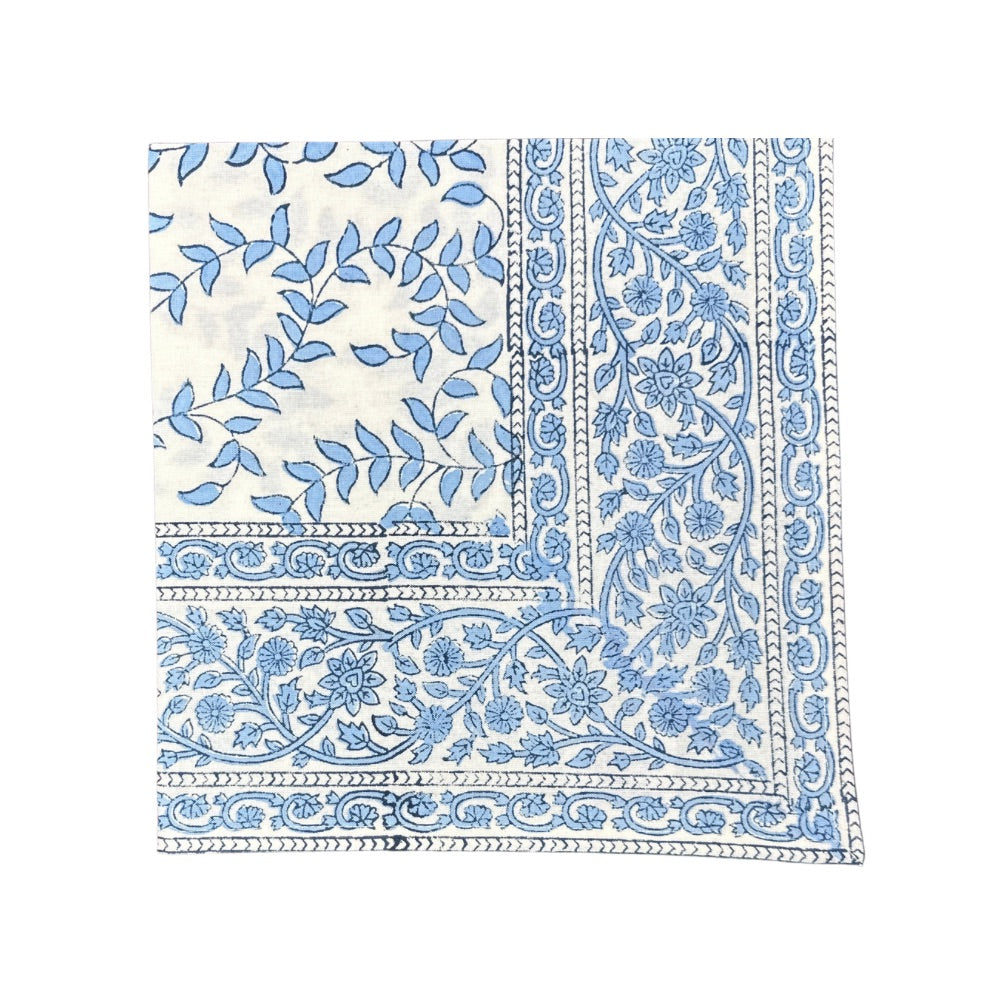 Blue Leaves - Napkin, Set of 4