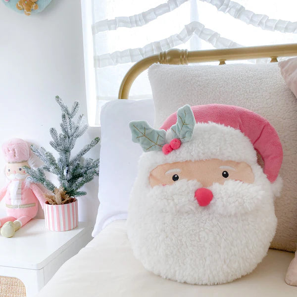 Pink Santa Pillow