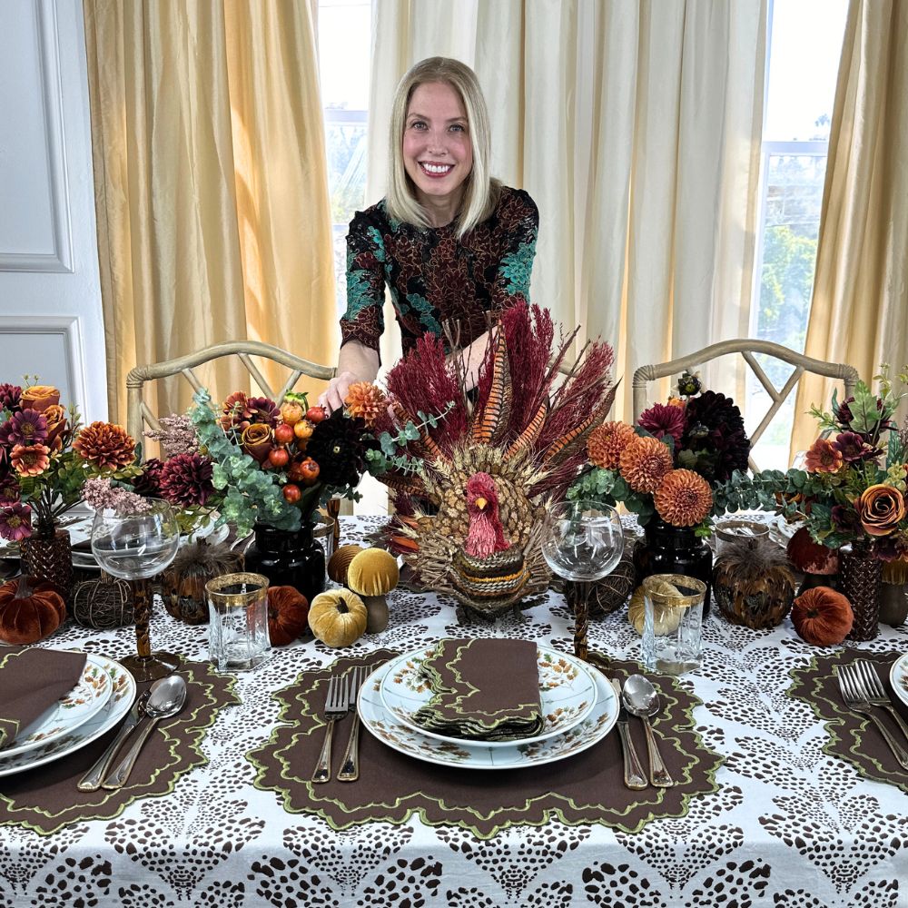 The Kelli - Dark Cocoa - Tablecloth