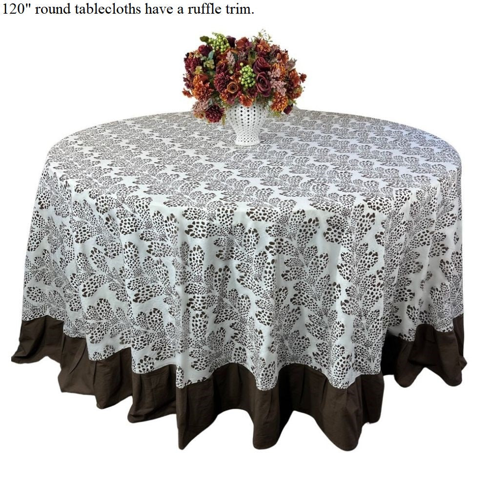 The Kelli - Dark Cocoa - Tablecloth