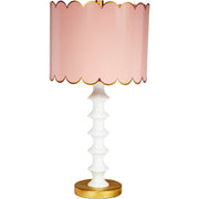 Eloise Table Lamp with Scalloped Shade ( more colors )