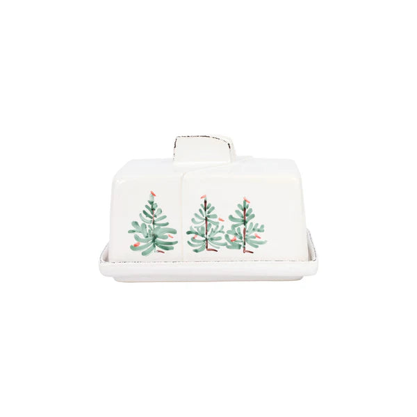 Lastra Holiday Butter Dish