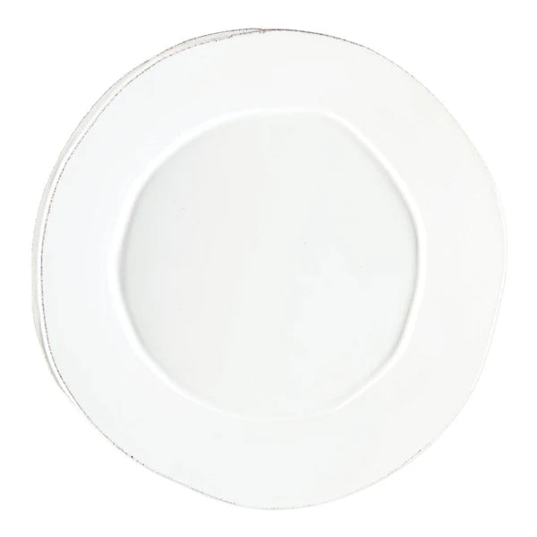 Lastra White Round Platter