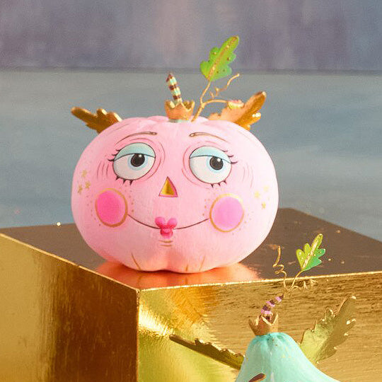 Glitterville Pumpkin Pixies Tabletop, 6 Asst