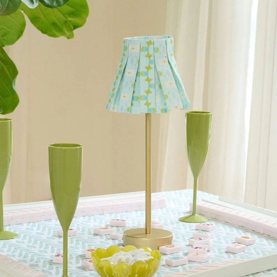 Chloe Blue Lampshade Cover