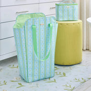 Rosemary Stripe Blue Laundry Bag