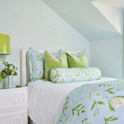 Petal Garden Aqua Sham