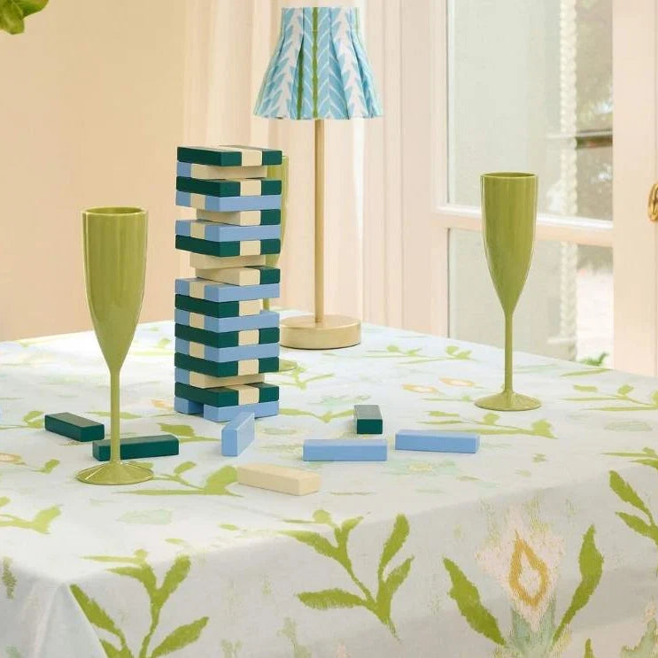 Frond French Blue Lampshade Cover