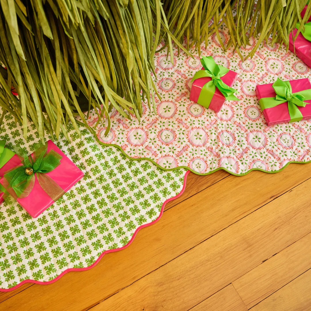 Brushstrokes Green Tree Skirt