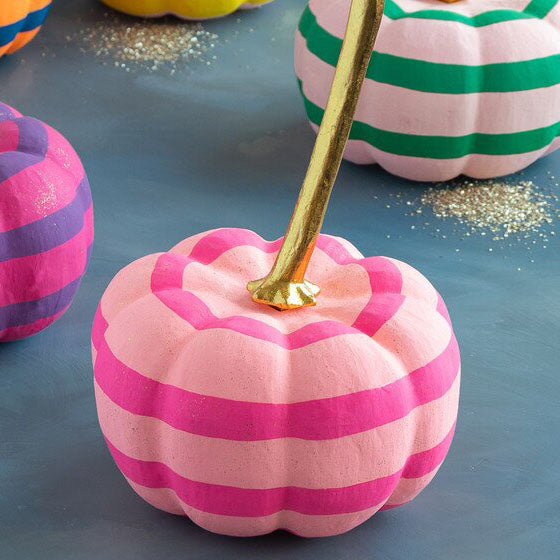Stripe Pumpkin, Large