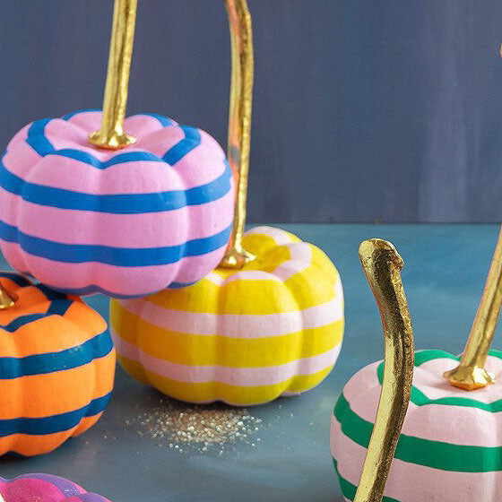 Stripe Pumpkin, Large