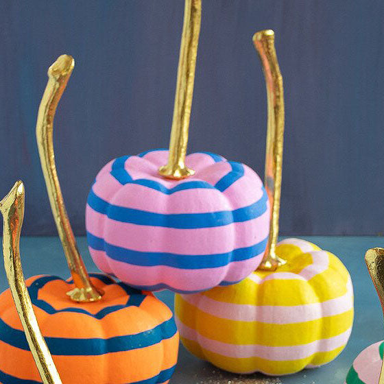 Stripe Pumpkin, Large