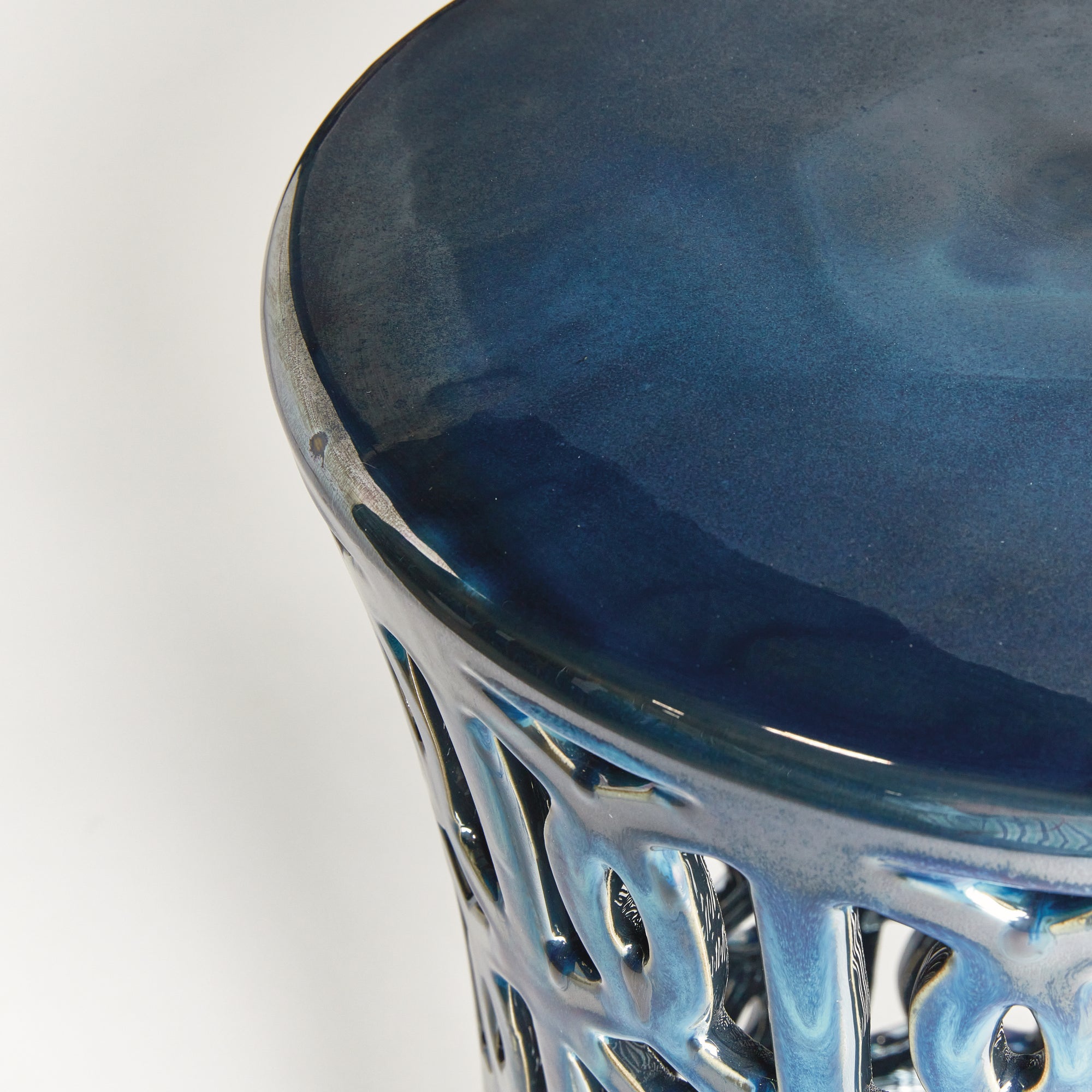 Natale Side Table, Blue