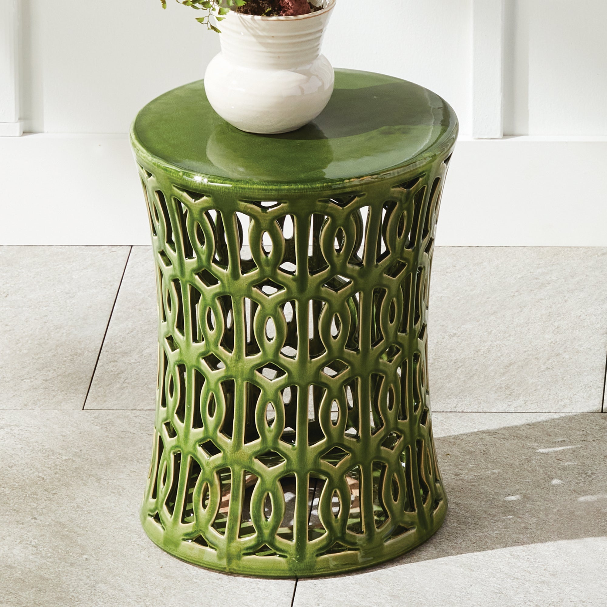 Natale Side Table, Green