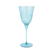 Natalia Teal Water Glass
