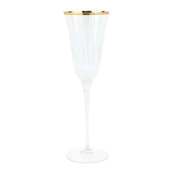 Natalia Gold Champagne Glass