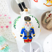Vietri Blue Nutcracker Ornament