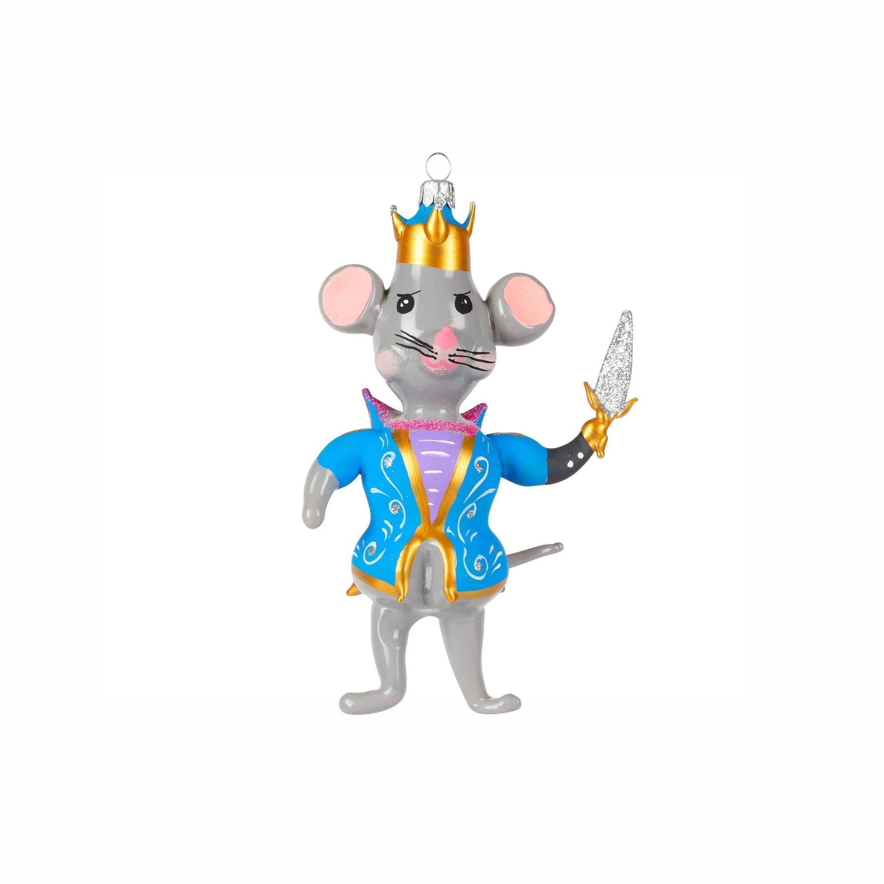 Figural Mouse King Ornament