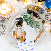 Vietri Nutcracker Gold Salad Plate