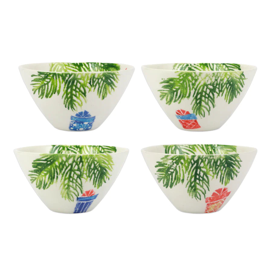 Vietri Nutcrackers Assorted Cereal Bowls, Set of 4