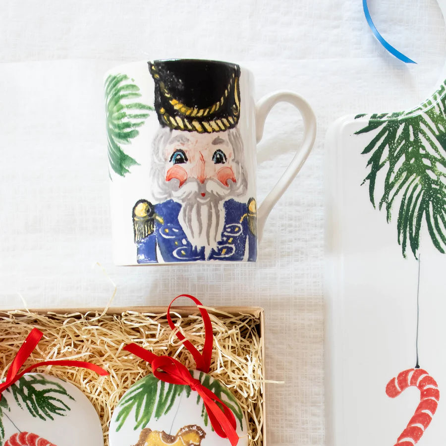 Vietri Nutcracker Blue Mug