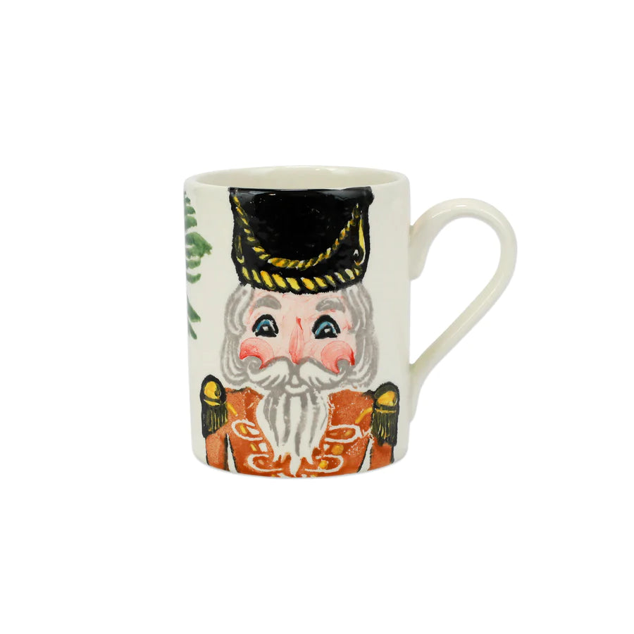 Vietri Nutcracker Gold Mug