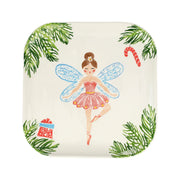Vietri Nutcracker Sugar Plum Fairy Square Platter