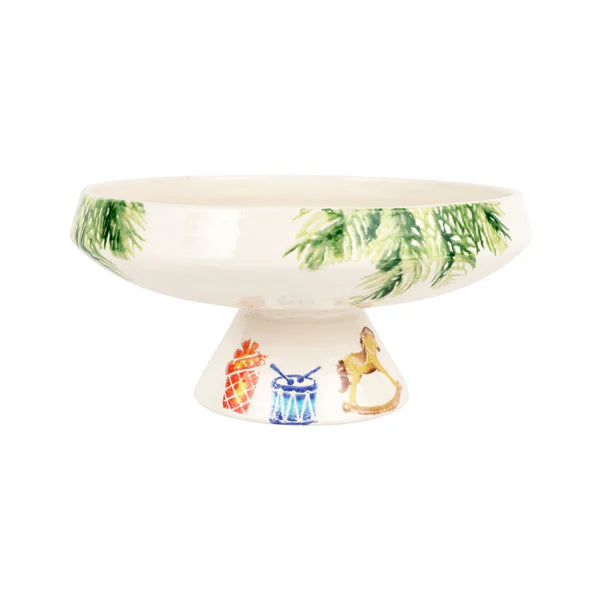 Nutcrackers Pedestal Fruit Bowl (New)