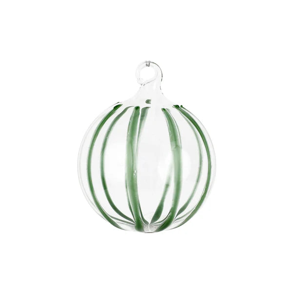 Nuovo Stripe Green Ornament