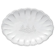 Bella Natale Beaded Oval Platter