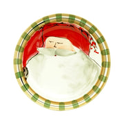 Old St. Nick Dinner Plate, Red Hat