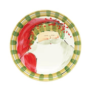 Old St. Nick Dinner Plate, Striped Hat