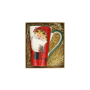 Old St. Nick Latte Mug with Bird Nest
