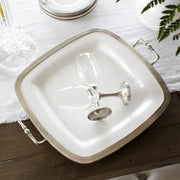 Tuscan Square Tray with Handles