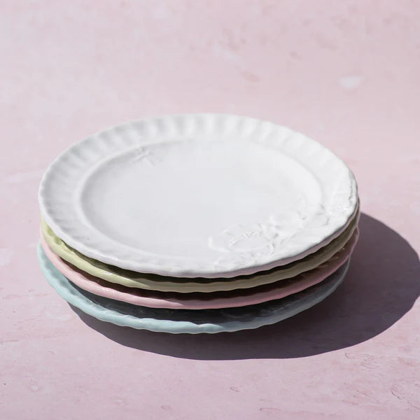 Pietra Fiori Pistachio Salad Plate