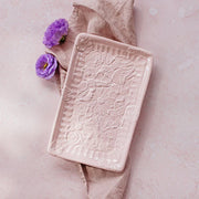 Pietra Fiori Pink Rectangular Platter