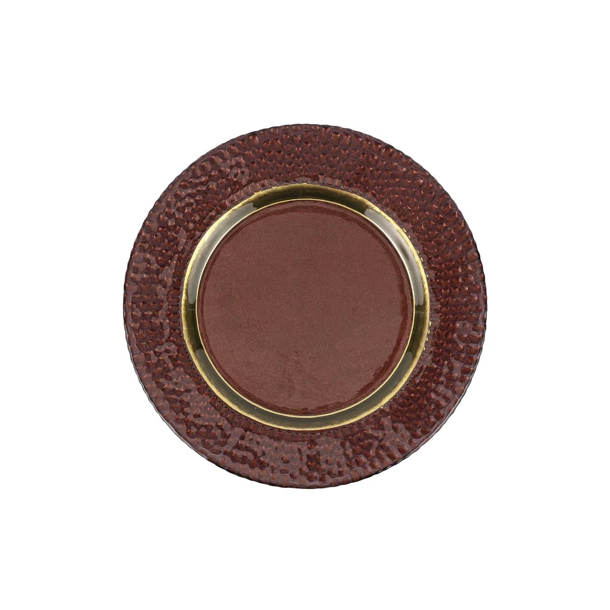 Pelli Glass Brown Salad Plate
