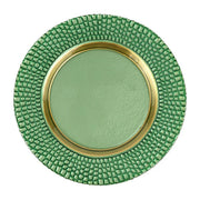 Pelli Glass Green Charger Plate