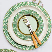 Pelli Glass Green Charger Plate