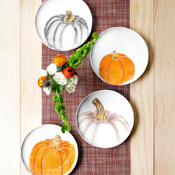Vietri Pumpkin Asst Salad Plates